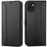 Samsung Galaxy A03 Klapphülle im Lederlook mit RFID Block in Schwarz