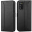 Samsung Galaxy A03s Klapphülle im Lederlook mit RFID Block in Schwarz
