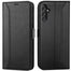 Samsung Galaxy A14 4G / 5G Klapphülle im Lederlook mit RFID Block in Schwarz