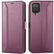 Samsung Galaxy A22 4G / M32 / M22 Klapphülle im Lederlook mit RFID Block in Lila