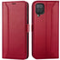 Samsung Galaxy A22 4G / M32 / M22 Klapphülle im Lederlook mit RFID Block in Rot