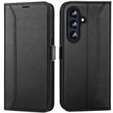 Samsung Galaxy A36 5G Klapphülle im Lederlook mit RFID Block in Schwarz