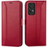 Samsung Galaxy A52 / A52 5G / A52S 5G Klapphülle im Lederlook mit RFID Block in Rot
