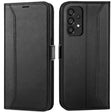 Samsung Galaxy A53 5G Klapphülle im Lederlook mit RFID Block in Schwarz