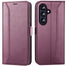 Samsung Galaxy A56 5G Klapphülle im Lederlook mit RFID Block in Lila