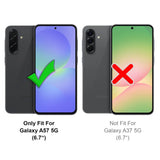 Samsung Galaxy A57 5G Klapphülle im Lederlook mit RFID Block in Lila