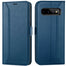 Samsung Galaxy S10 Klapphülle im Lederlook mit RFID Block in Blau