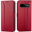 Samsung Galaxy S10 Klapphülle im Lederlook mit RFID Block in Rot
