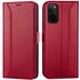 Samsung Galaxy S20 Plus Klapphülle im Lederlook mit RFID Block in Rot