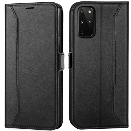 Samsung Galaxy S20 Plus Klapphülle im Lederlook mit RFID Block in Schwarz