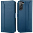 Samsung Galaxy S22 Plus Klapphülle im Lederlook mit RFID Block in Blau
