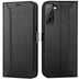 Samsung Galaxy S22 Plus Klapphülle im Lederlook mit RFID Block in Schwarz