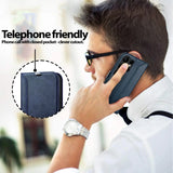 Samsung Galaxy S23 Ultra Klapphülle im Lederlook mit RFID Block in Blau