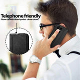 Samsung Galaxy S23 Ultra Klapphülle im Lederlook mit RFID Block in Schwarz