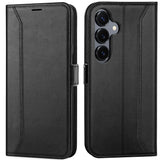 Samsung Galaxy S26 Plus Klapphülle im Lederlook mit RFID Block in Schwarz