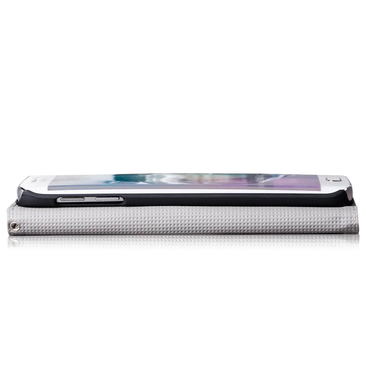 Klapphülle mit buntem Motivdesign für Samsung Galaxy S6 Edge – mit Kartenfach und Magnetverschluss