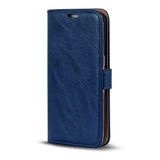 Elegante Klapphülle in Lederoptik für Samsung Galaxy S6 Edge in Blau