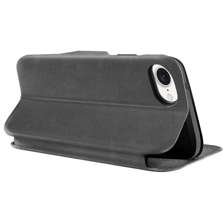 Robuste Klapphülle für Apple iPhone 16e mit Magnetverschluss in Grau