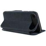 Robuste Klapphülle für Apple iPhone 17 Air mit Magnetverschluss in Blau