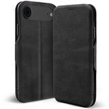 Robuste Klapphülle für Apple iPhone 17 Air mit Magnetverschluss in Schwarz