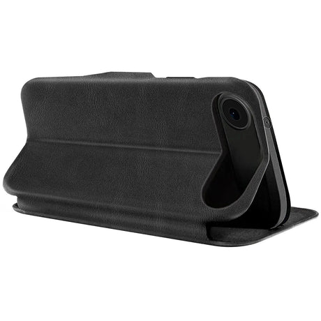 Robuste Klapphülle für Apple iPhone 17 Air mit Magnetverschluss in Schwarz