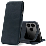 Robuste Klapphülle für Apple iPhone 17 Pro mit Magnetverschluss in Blau