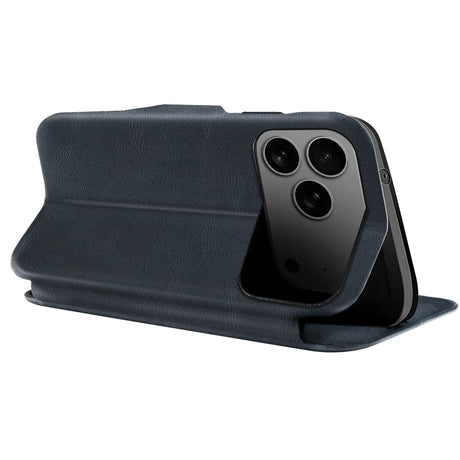 Robuste Klapphülle für Apple iPhone 17 Pro Max mit Magnetverschluss in Blau