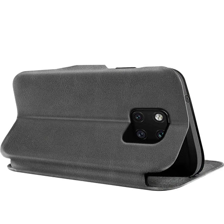 Robuste Klapphülle für Huawei Mate 20 Pro mit Magnetverschluss in Grau