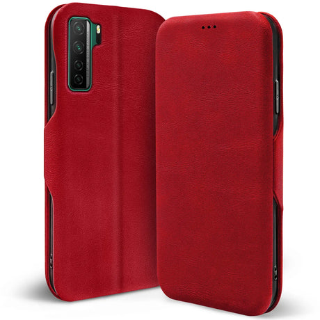 iPhone 11 Pro Max Klapphülle in Rot mit Kartenfächern und Schutz