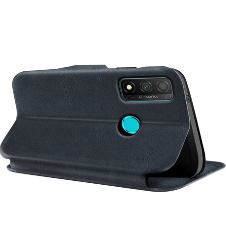 Robuste Klapphülle für Huawei P Smart 2020 mit Magnetverschluss in Blau