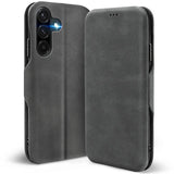 Robuste Klapphülle für Samsung Galaxy A17 5G mit Magnetverschluss in Grau