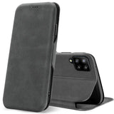 Robuste Klapphülle für Samsung Galaxy A22 4G / M32 / M22 mit Magnetverschluss in Grau