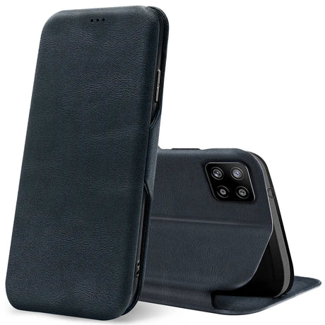 Robuste Klapphülle für Samsung Galaxy A22 5G mit Magnetverschluss in Blau