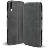 Robuste Klapphülle für Samsung Galaxy A50 / A30s mit Magnetverschluss in Grau