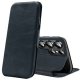 Robuste Klapphülle für Samsung Galaxy S26 Ultra mit Magnetverschluss in Blau