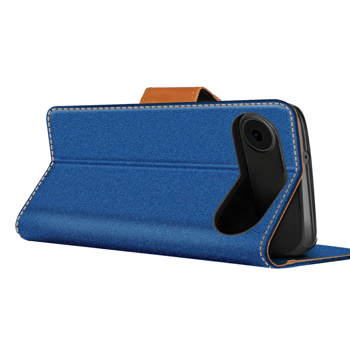 Apple iPhone 17 Air Klapphülle im Jeanslook mit Karten- und Geldfach