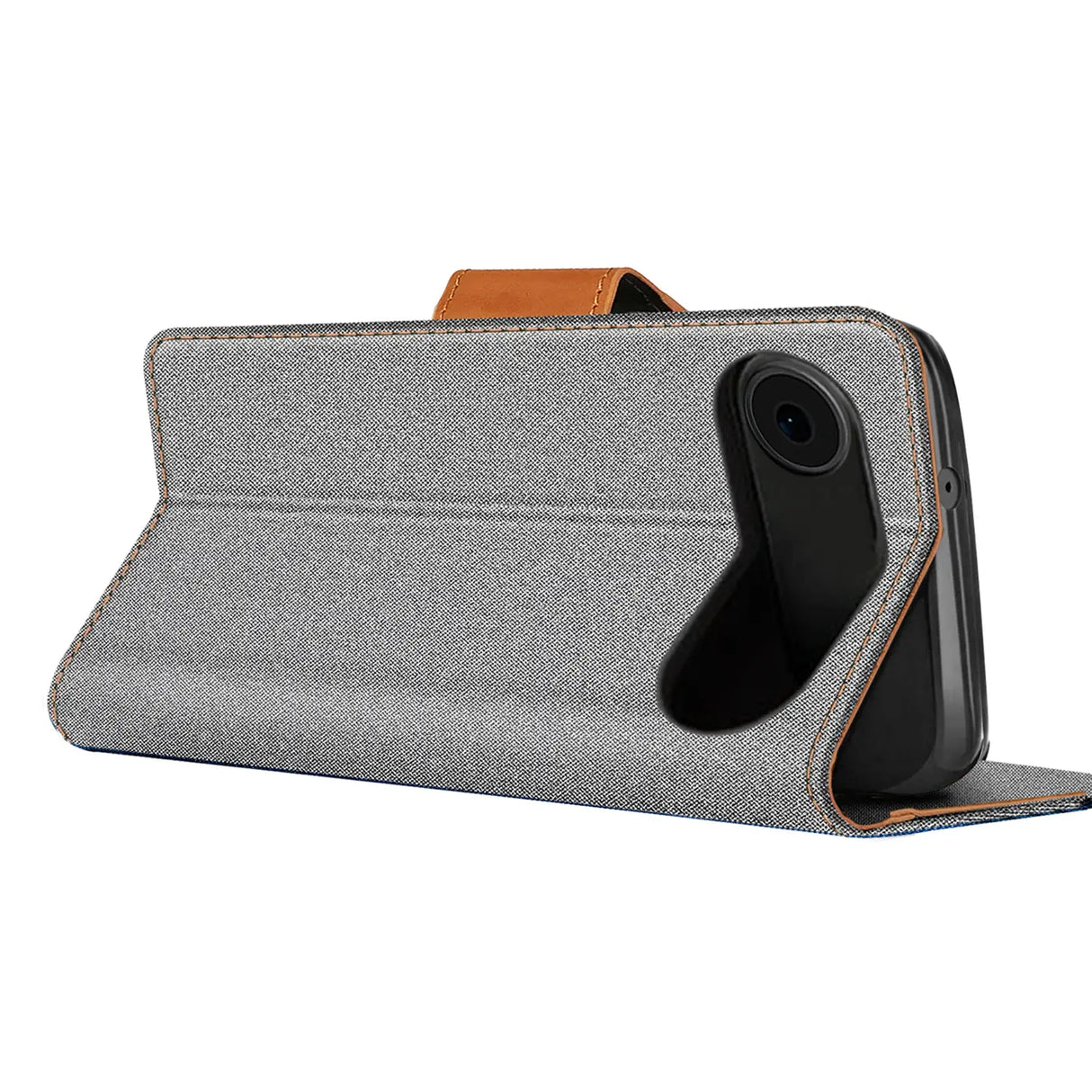 Apple iPhone 17 Air Klapphülle im Jeanslook mit Karten- und Geldfach