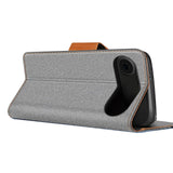 Apple iPhone 17 Air Klapphülle im Jeanslook mit Karten- und Geldfach