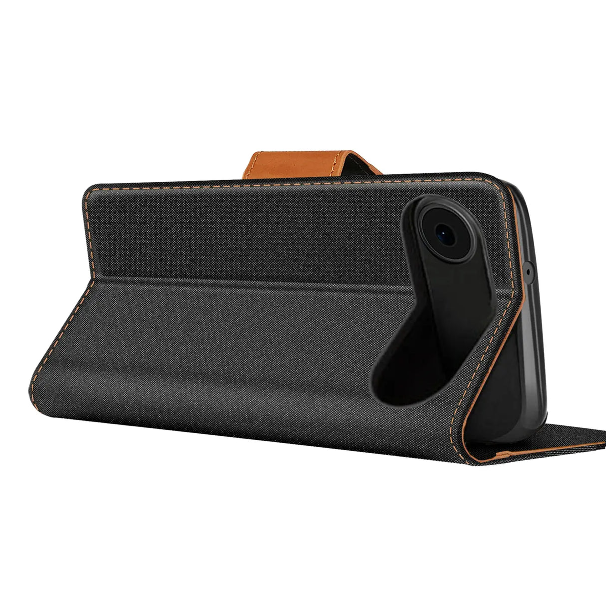 Apple iPhone 17 Air Klapphülle im Jeanslook mit Karten- und Geldfach