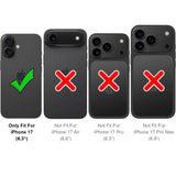 Apple iPhone 17 Klapphülle im Jeanslook mit Karten- und Geldfach