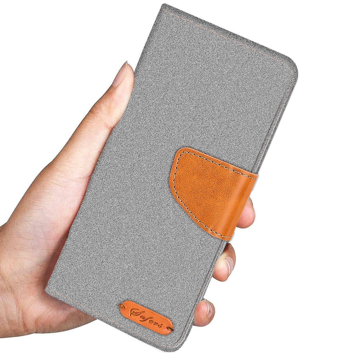 iPhone 18 Pro Max - Textil Klapphülle Kartenfach