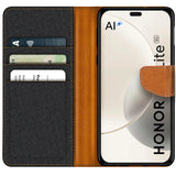 Honor 400 Lite Klapphülle im Jeanslook mit Karten- und Geldfach