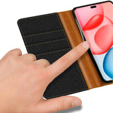 Honor 400 Pro Klapphülle im Jeanslook mit Karten- und Geldfach