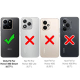 Honor 400 Smart Klapphülle im Jeanslook mit Karten- und Geldfach