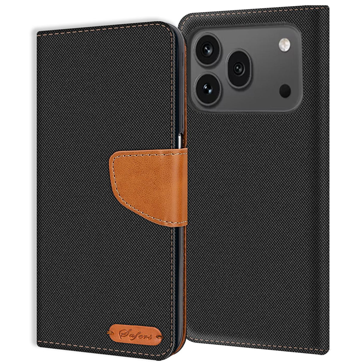 Honor 600 Pro - Textil Klapphülle Kartenfach