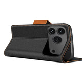 Honor 600 Pro - Textil Klapphülle Kartenfach