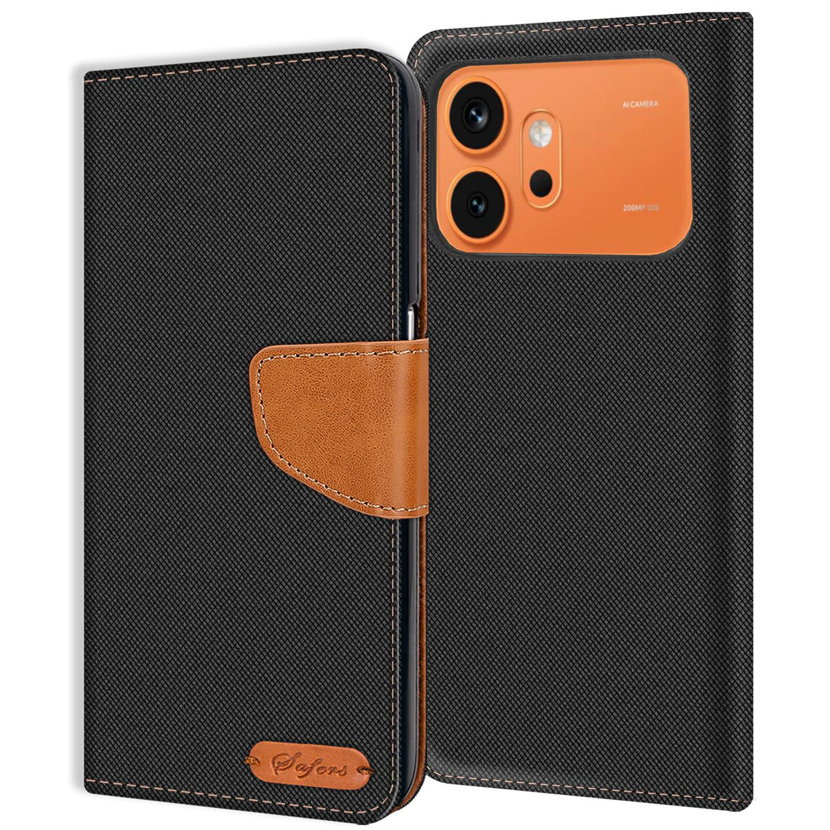 Honor 600 - Textil Klapphülle Kartenfach