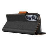 Honor 70 Klapphülle im Jeanslook mit Karten- und Geldfach