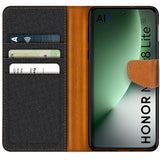 Honor Magic 8 Lite - Textil Klapphülle Kartenfach