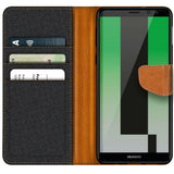 Huawei Mate 10 Lite Klapphülle im Jeanslook mit Karten- und Geldfach